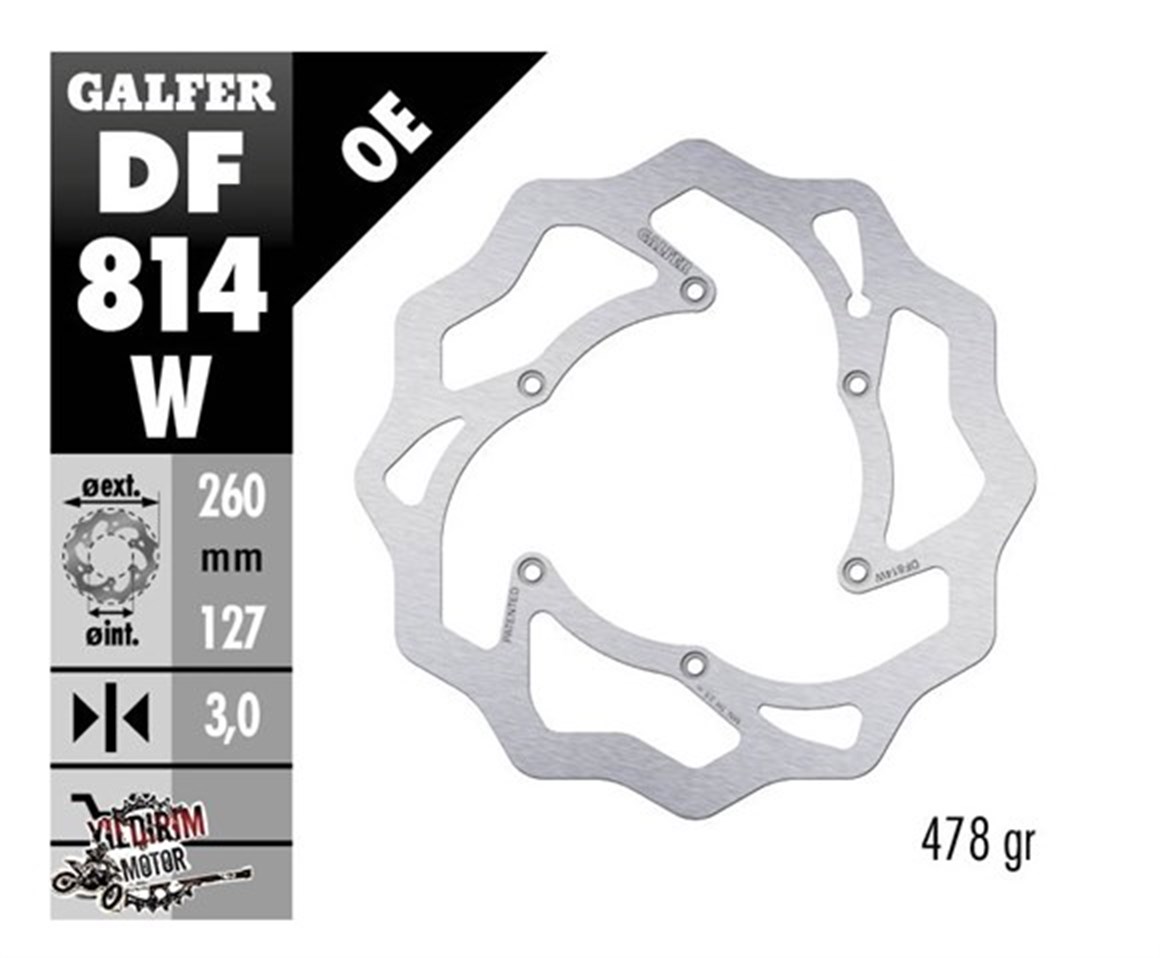 GALFER BETA 250/300 ARKA FREN DİSKİ