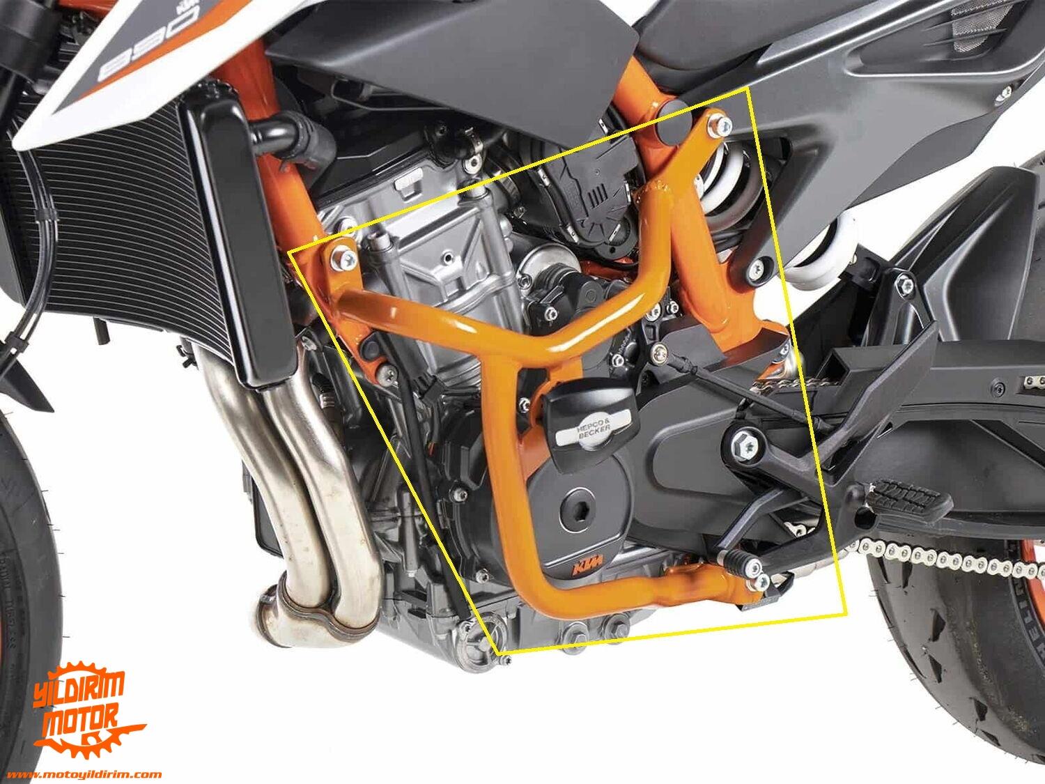 HEPCO BECKER 23-24 KTM 890 MOTOR KORUMA DEMİRİ