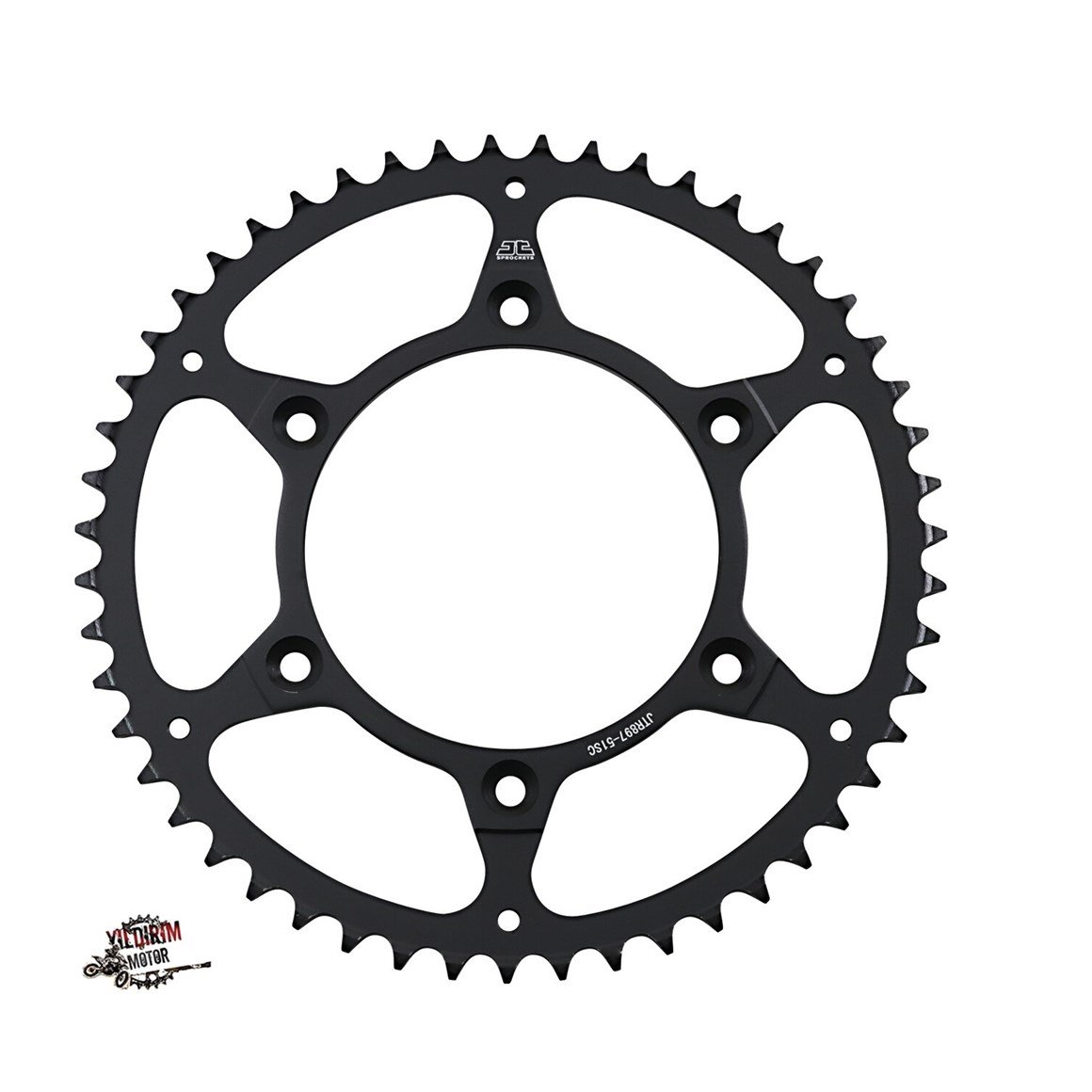 JT KTM HUSQVARNA ARKA DİŞLİ 51T SİYAH