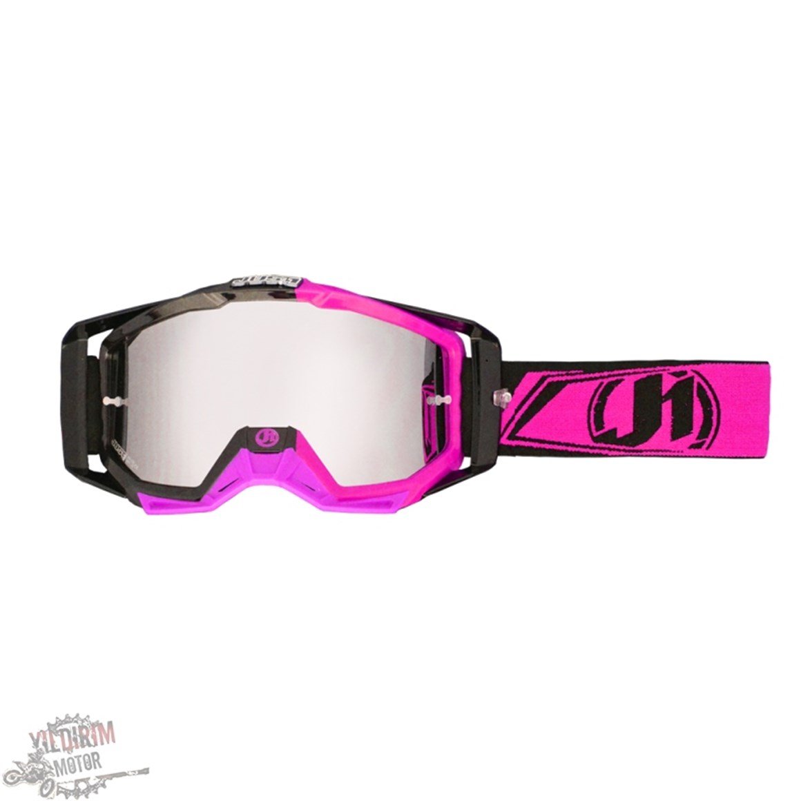 JUST1 Goggle Iris Carbon Fluo Pink GÖZLÜK