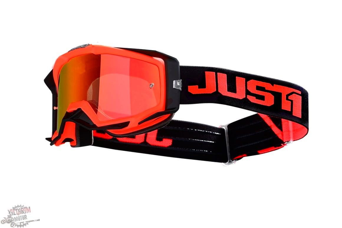 JUST1 GOGGLE IRIS TRACK RED/BLACK GÖZLÜK