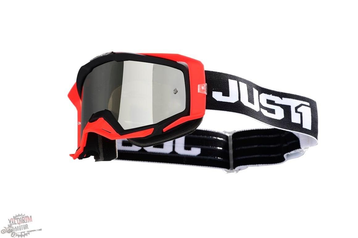 JUST1 GOGGLE IRIS TRACK WHITE/BLACK GÖZLÜK