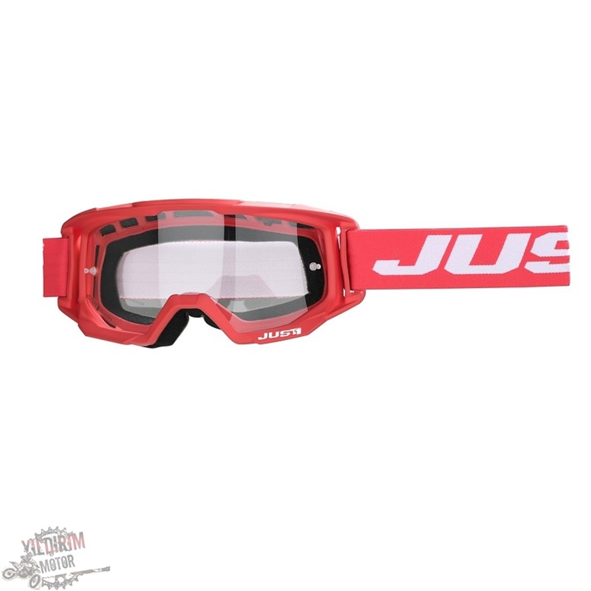 JUST1 GOGGLE VITRO RED-WHITE GÖZLÜK