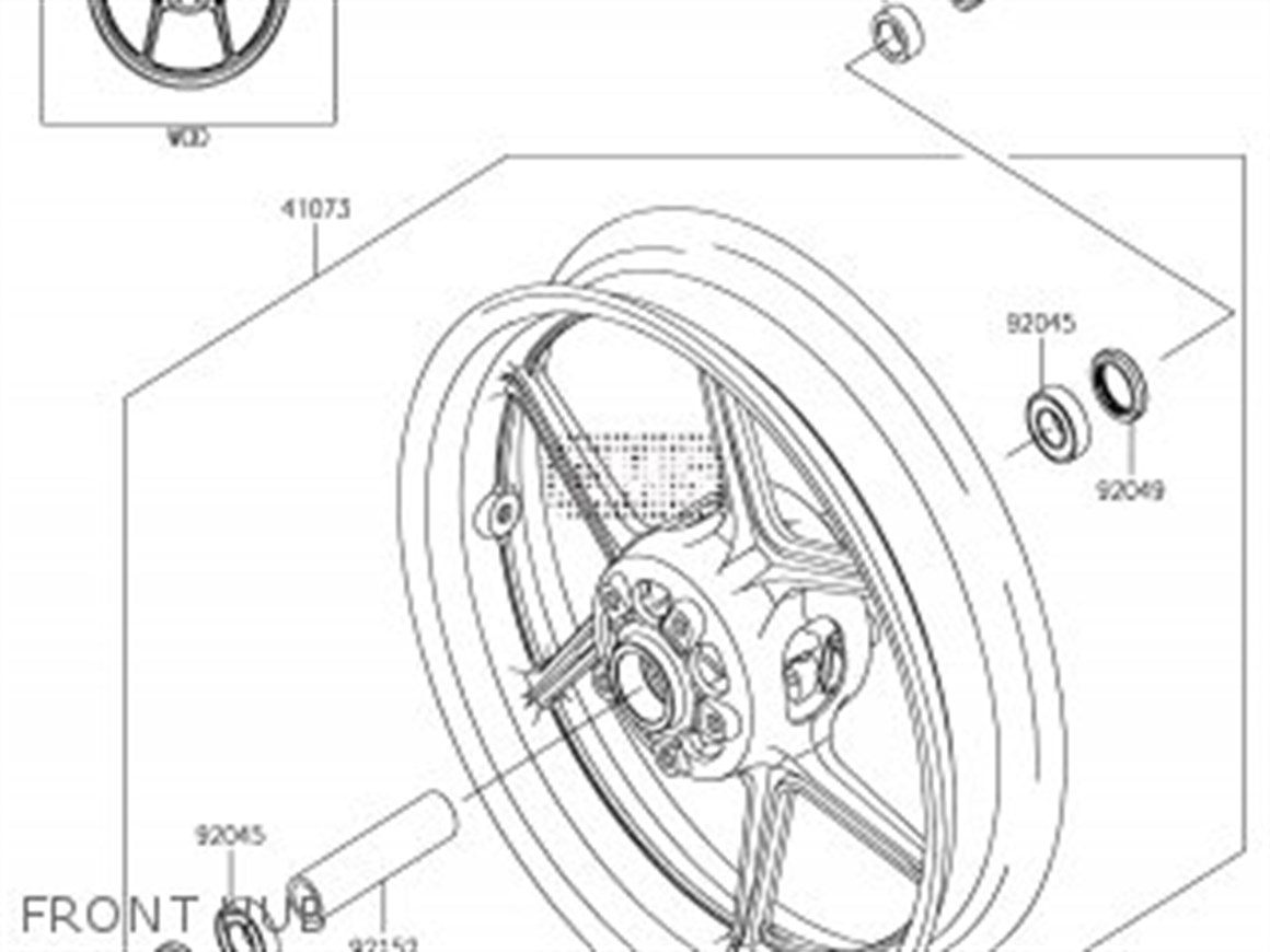 KAWASAKİ ZX-6 ORJİNAL ÖN JANT 2016
