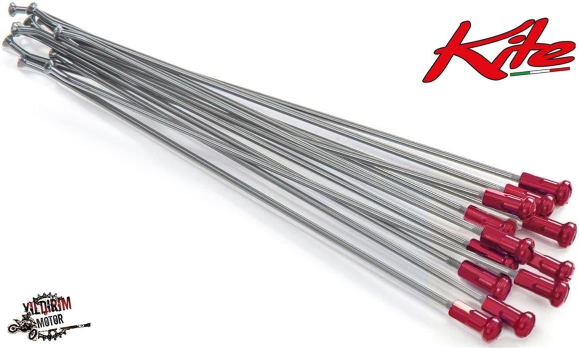 KİTE 18 ARKA AKORT TEL SETİ KIRMIZI