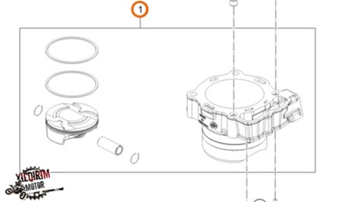 KTM 450 EXC-F SİLİNDİR PİSTON SET 2020