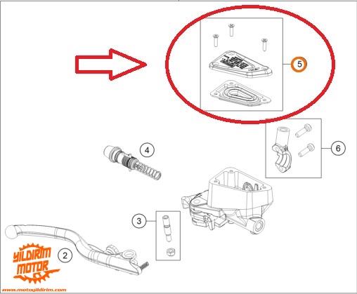 KTM 790/890 ADV FREN ÜST MERKEZ KAPAK 22-24 