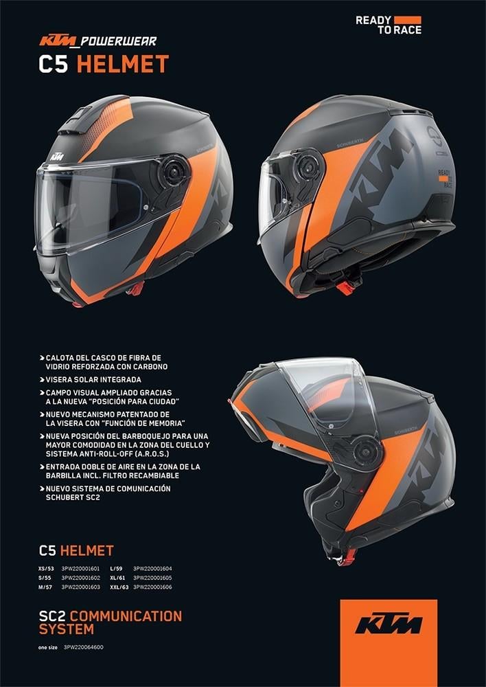 KTM C5 SCHUBERTH KASK