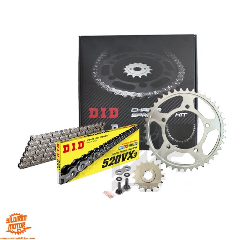 KTM DUKE 250 DİD ZİNCİR DİŞLİ SET 24-25