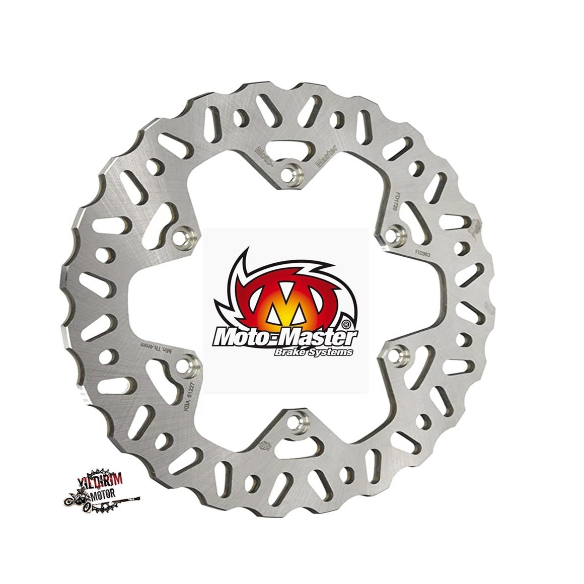 はは Moto-Master Offroad Nitro Brake Rotors Rear 110363-PU | eBay