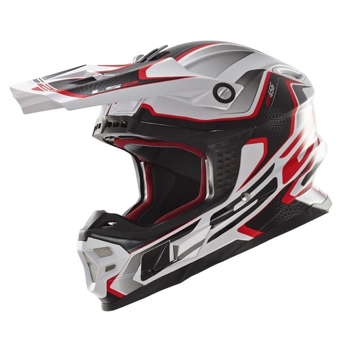 LS2 MX456 COMPASS KIRMIZI KASK