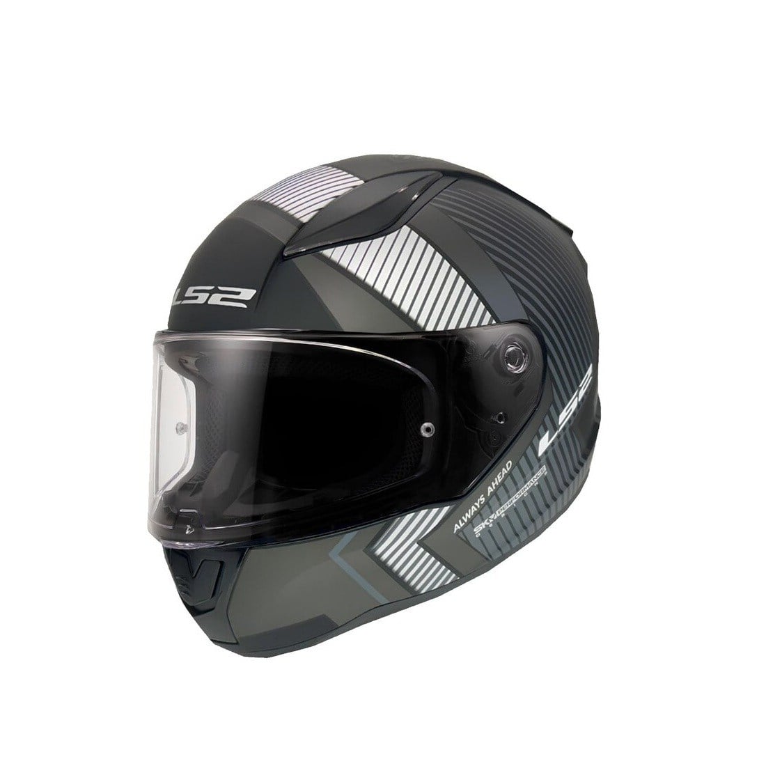 LS2 RAPID 2 EXTRA MAT SİYAH-GRİ KASK