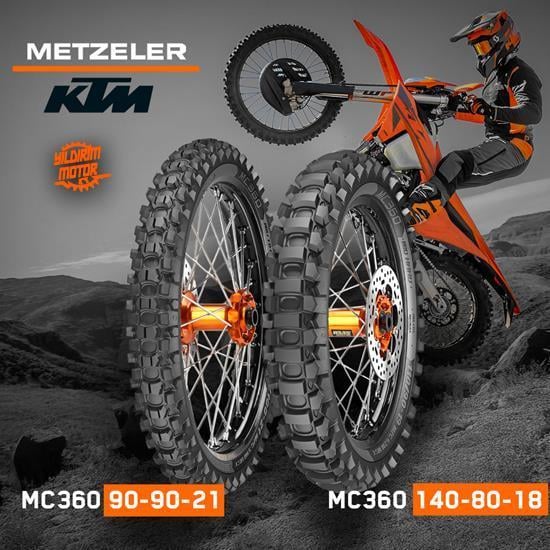 METZELER 140/80-18 90/90-21 MC360 HARD LASTİK TAKIMI