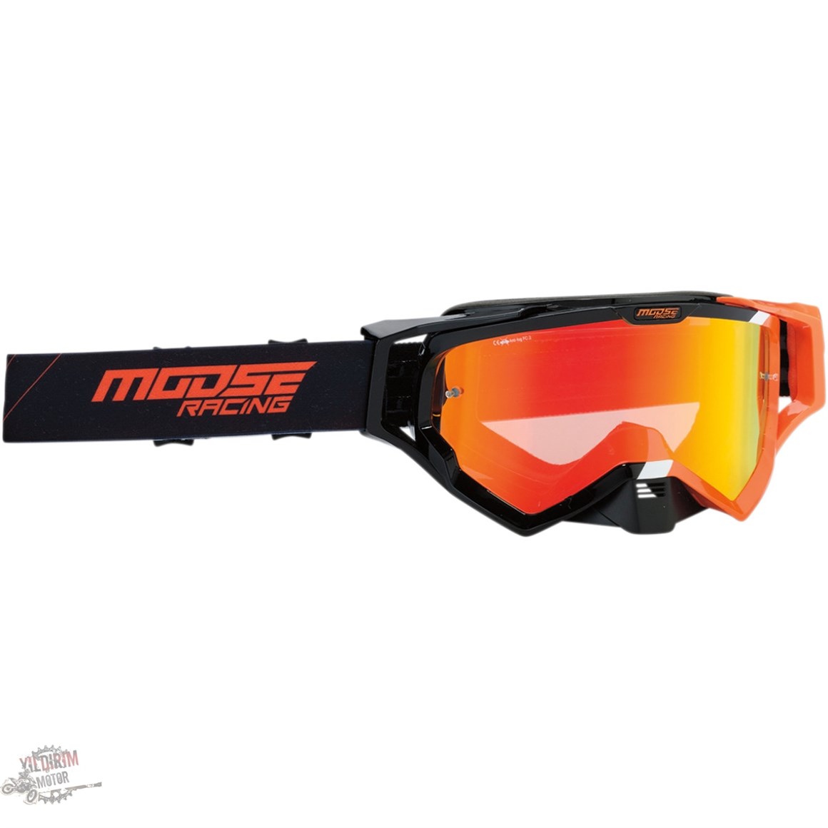 Moose Racing XCR™ HATCH OFFROAD GOGGLE BLACK/ORANGE ONE SIZE Gözlük