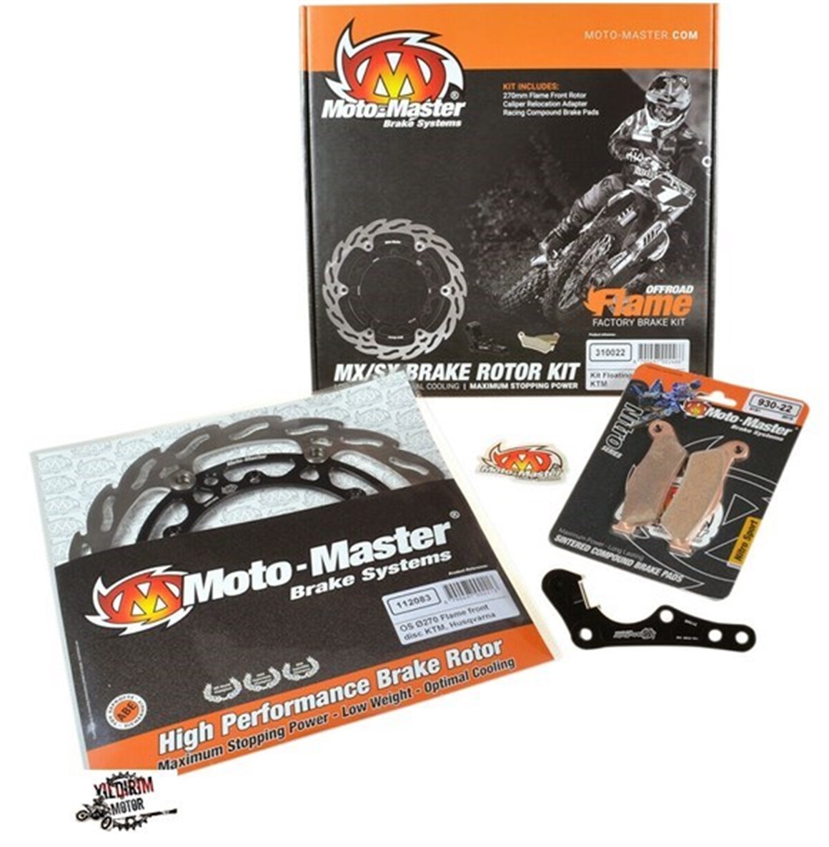 MOTO-MASTER HUSQUVARNA FREN DİSK VE BALATA SETİ