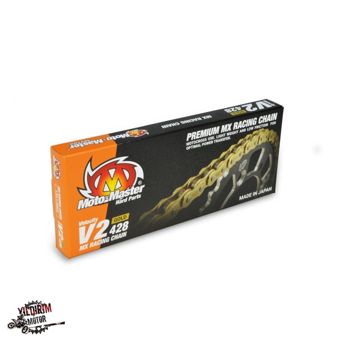 MOTO MASTER MX V2 428G 130 BAKLA GOLD ZİNCİR 