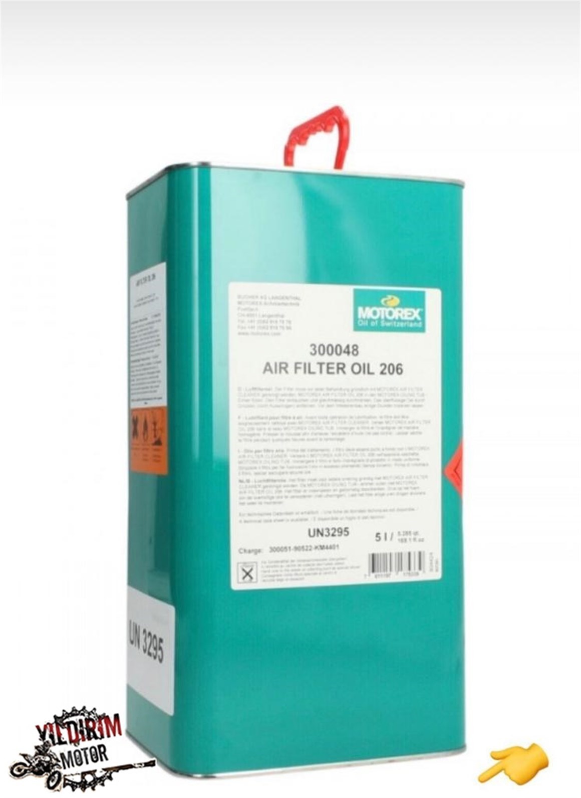 MOTOREX AİR FİLTER OİL 206 4X5LT