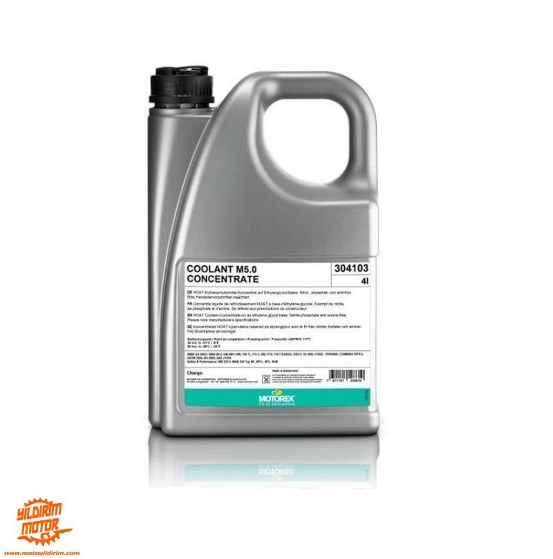 Motorex M5.0 Radyatör Sıvısı 4lt