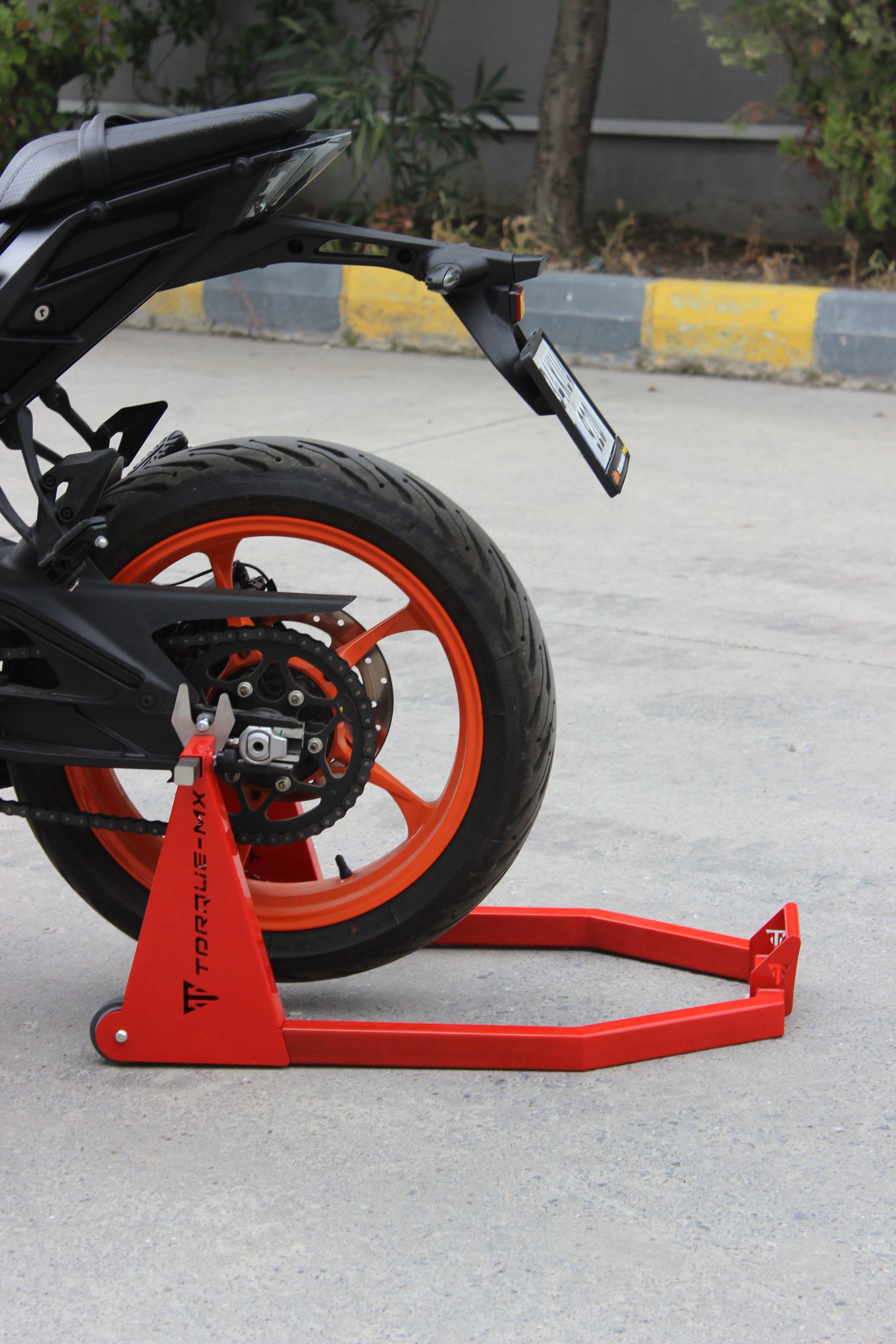 Motosiklet Arka Kaldırma Standı RS2 Kırmızı