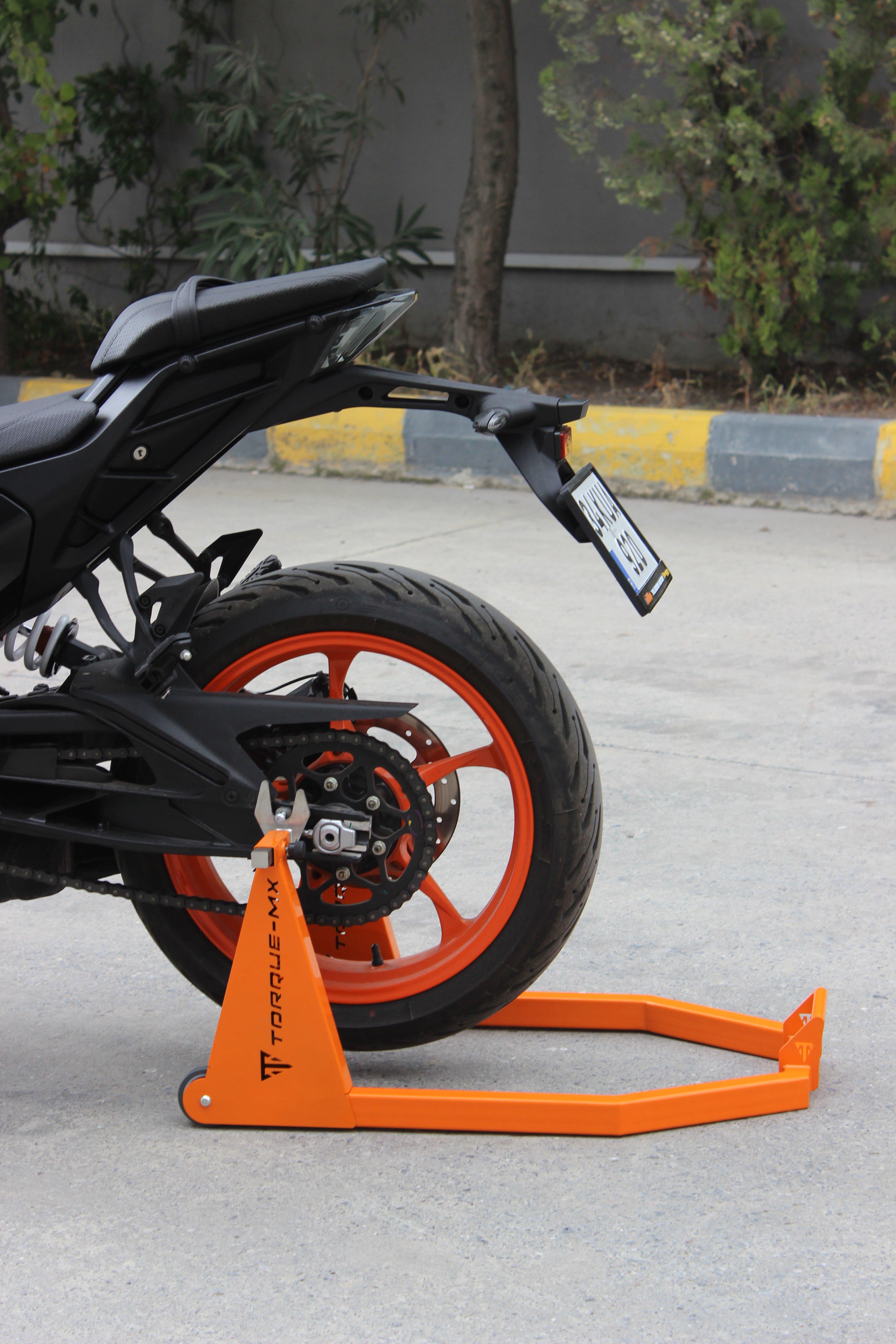 Motosiklet Arka Kaldırma Standı RS2 Turuncu