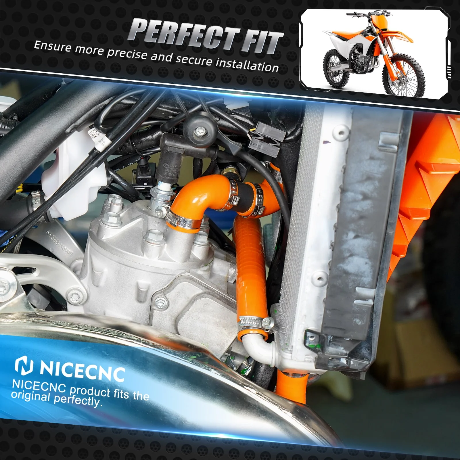 NICECNC KTM&HSQ&GASGAS RADYATÖR HORTUM SETİ 24-26