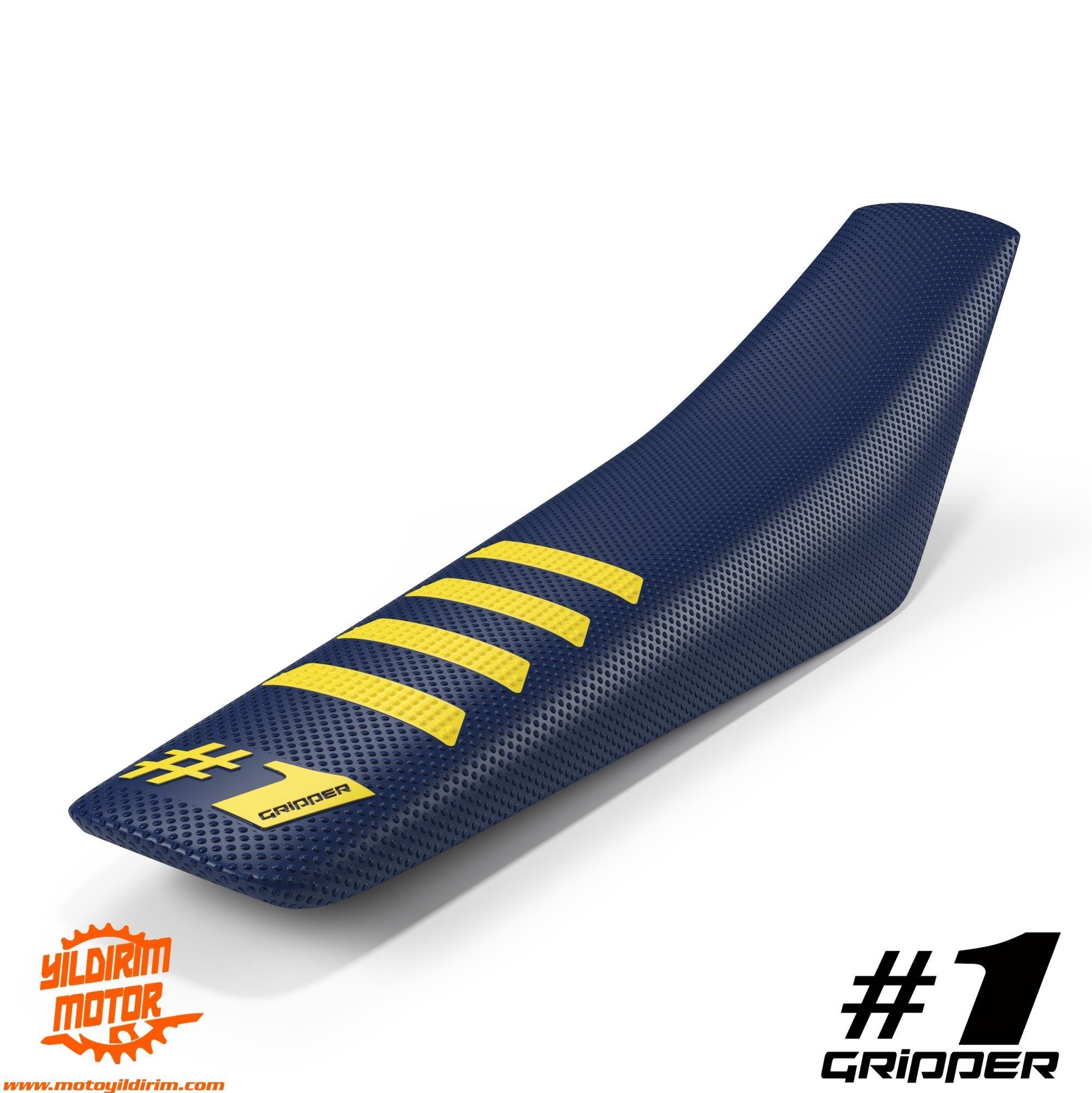 ONEGRIPPER RIBBED SELE KILIFI KOYU MAVİ SARI