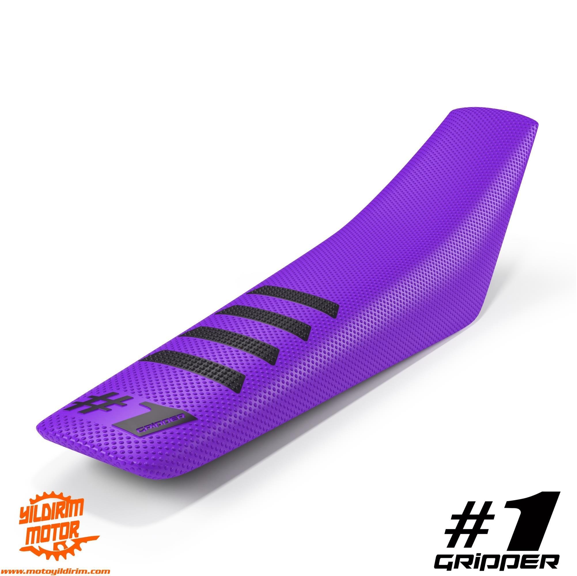 ONEGRIPPER RIBBED SELE KILIFI MOR SİYAH