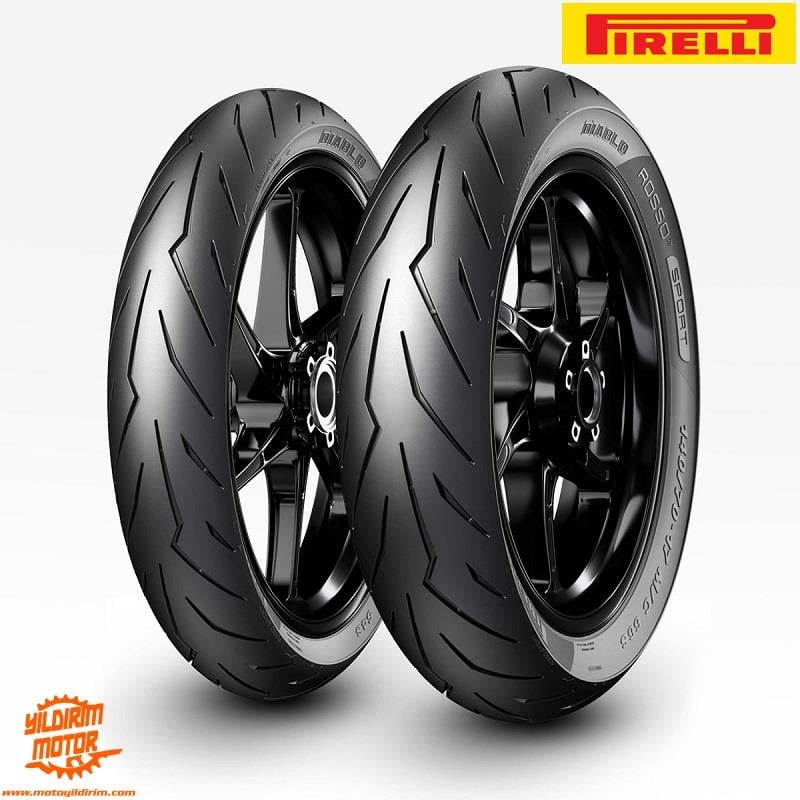PIRELLI DIABLO ROSSO SPORT 110/70-17 54S - 150/60-17 66S TAKIM LASTİK 