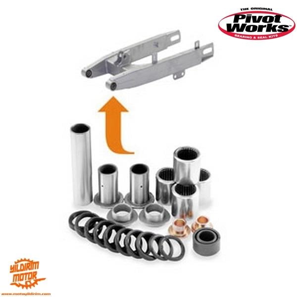 PİVOT WORKS GASGAS EC125-250-300 ARKA MAŞA BİLYA SETİ 02-07