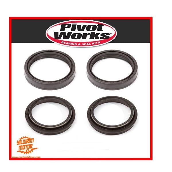 PİVOT WORKS ÖN AMORTİSÖR YAĞ KEÇE SETİ 48X58MM