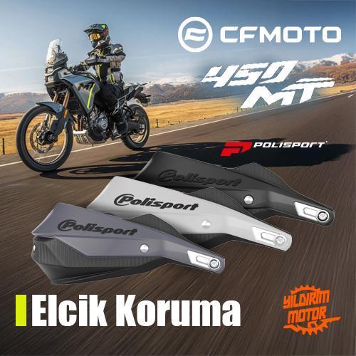 POLİSPORT 24-25 CF MOTO 450MT ELCİK KORUMA  SİYAH