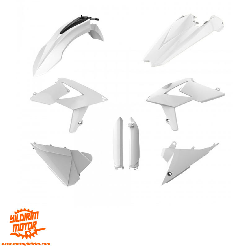 POLİSPORT BETA RR 2T / 4T PLASTİK GRENAJ SET BEYAZ 2018