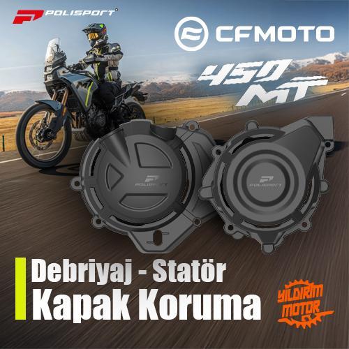 POLİSPORT HONDA CF MOTO 450 MT DEBRİYAJ STATÖR KAPAK KORUMA 24-25