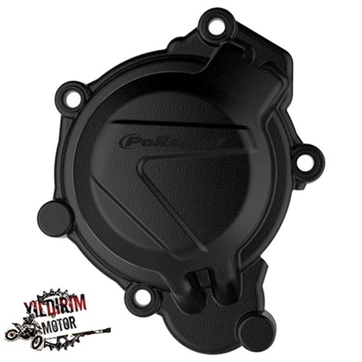 POLİSPORT HUSQVARNA&KTM MODELLER STATÖR KAPAK KORUMA BLACK