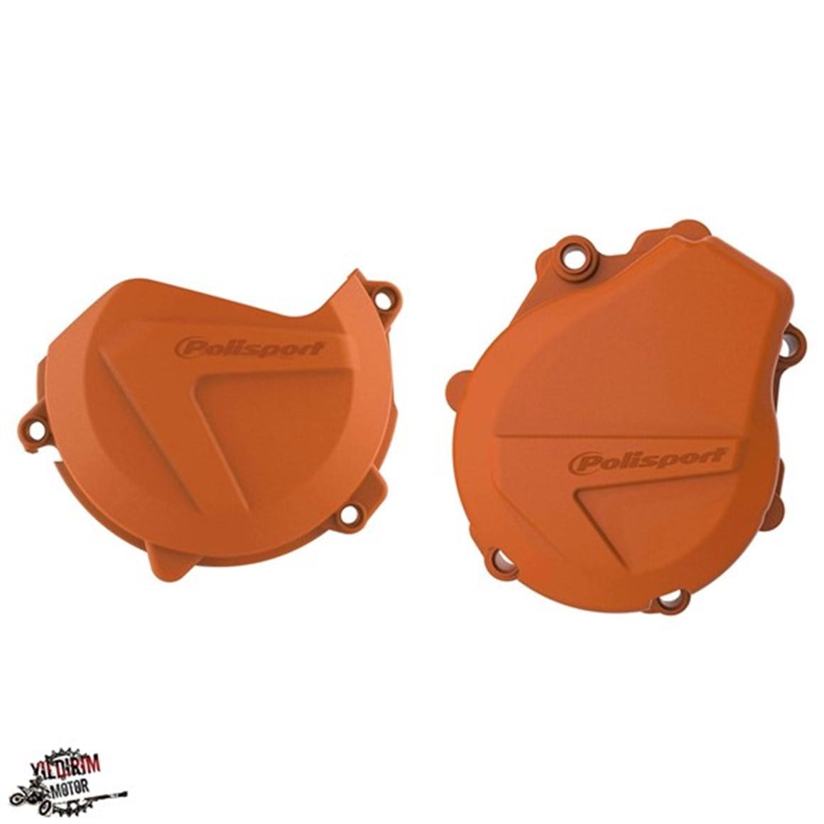POLİSPORT KTM 450/500 EXC-F DEBRİYAJ STATÖR KORUMA SETİ TURUNCU 17-21