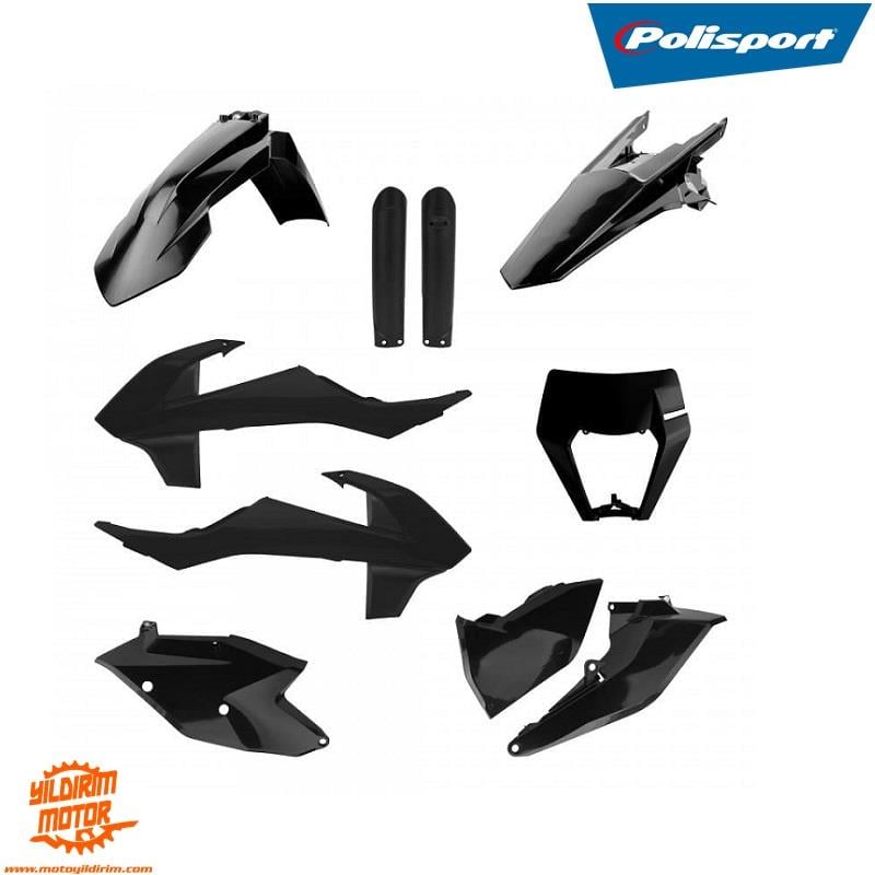 POLİSPORT KTM EXC/EXC-F/XC-W/XCF-W FULL GRENAJ SET SİYAH 17-19