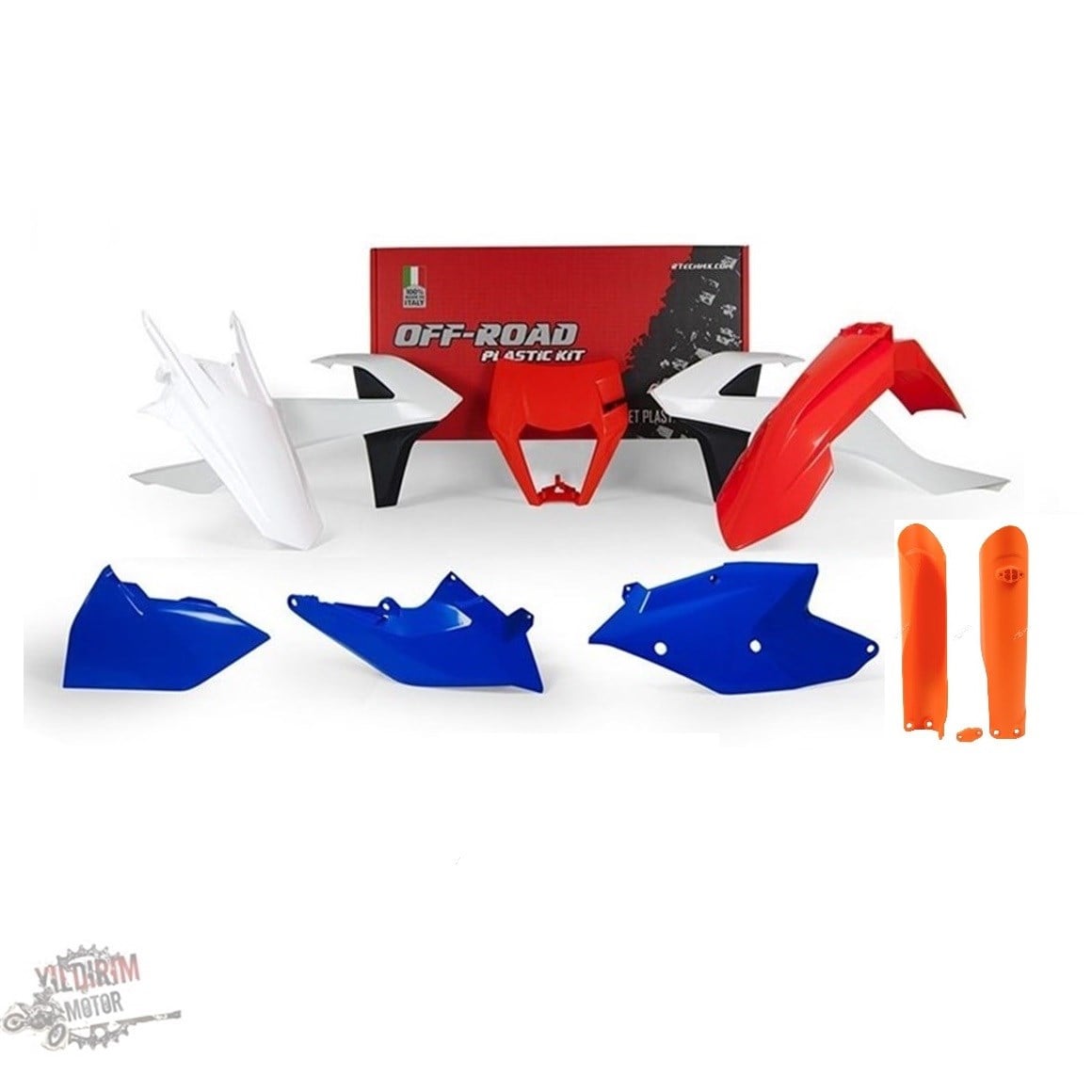 Rtech KTM EXC EXC-F Modeller Grenaj Plastik Set 17-18