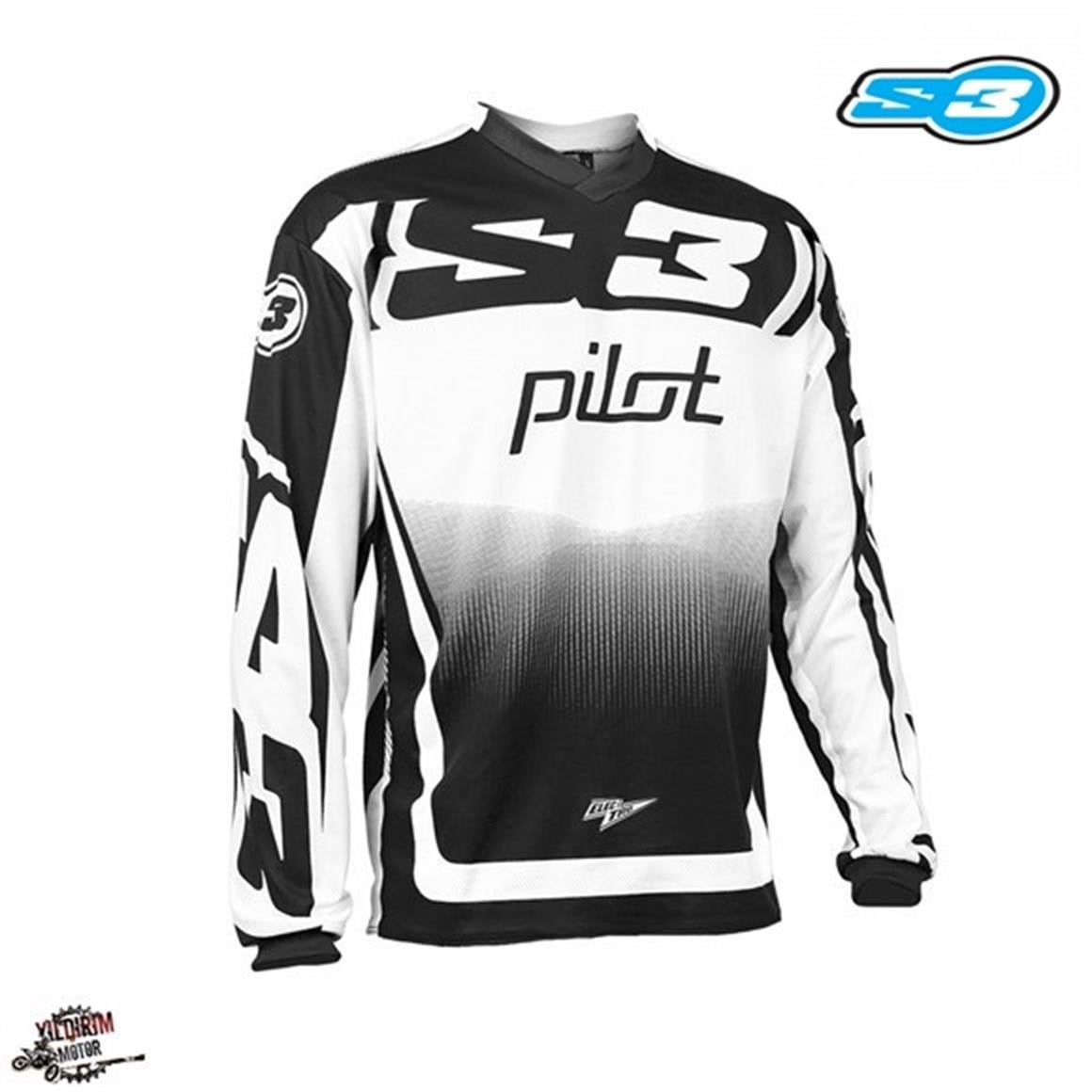 S3 ELECTRO JERSEY SİYAH BEYAZ 