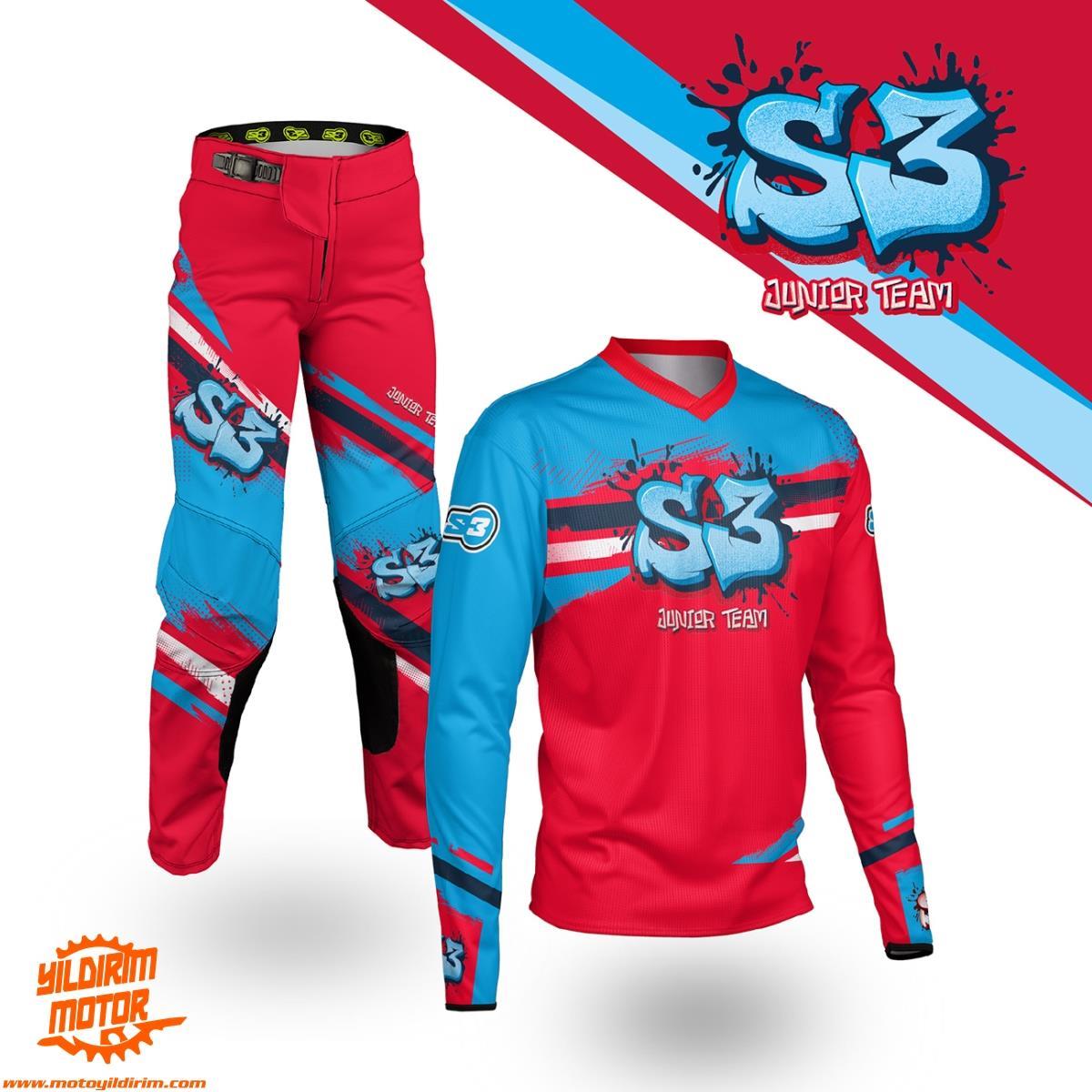S3 ENDURO ÇOCUK JERSEY PANTALON TAKIM