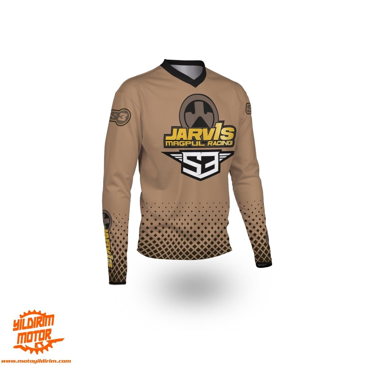 S3 FOSSIL BROWN JERSEY 