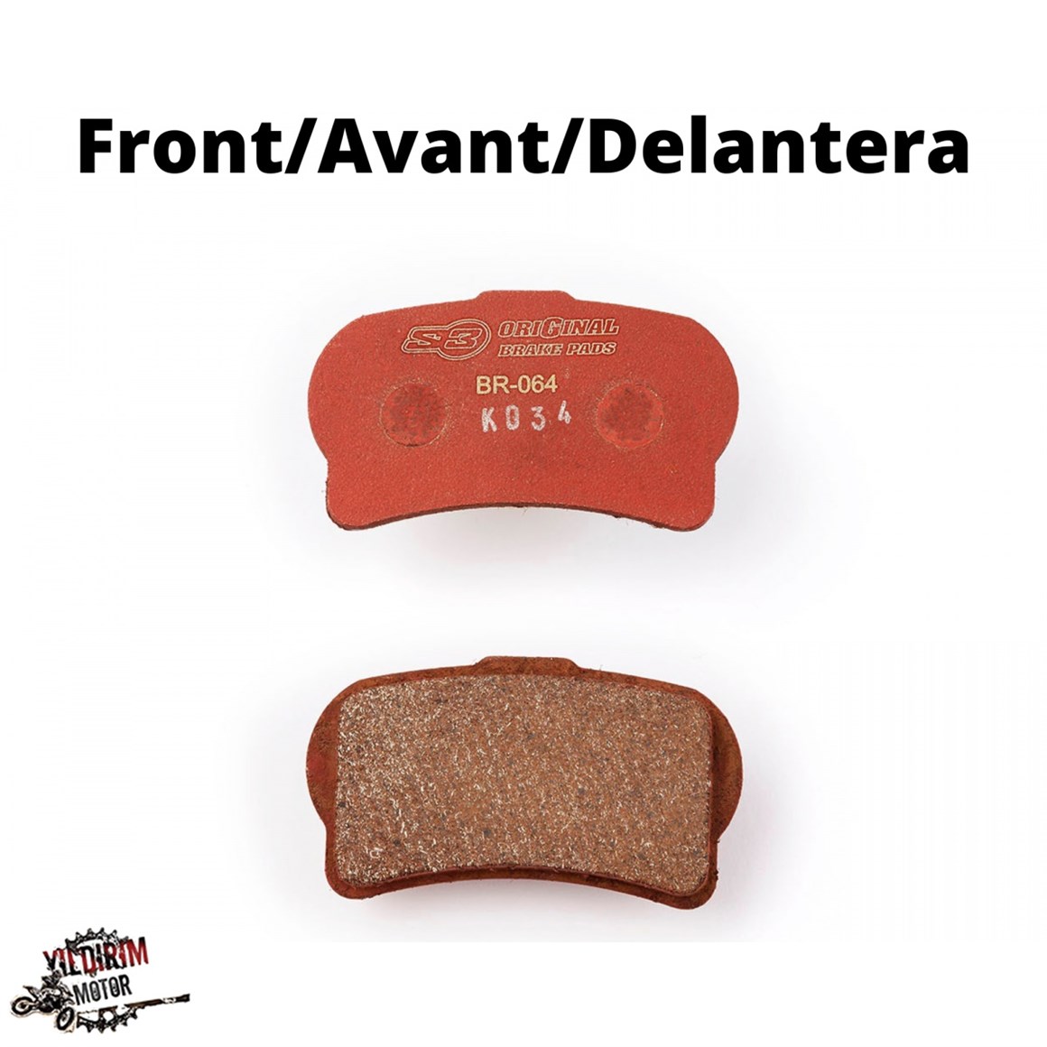 S3 GASGAS SHERCO ÖN FREN BALATASI 14-18