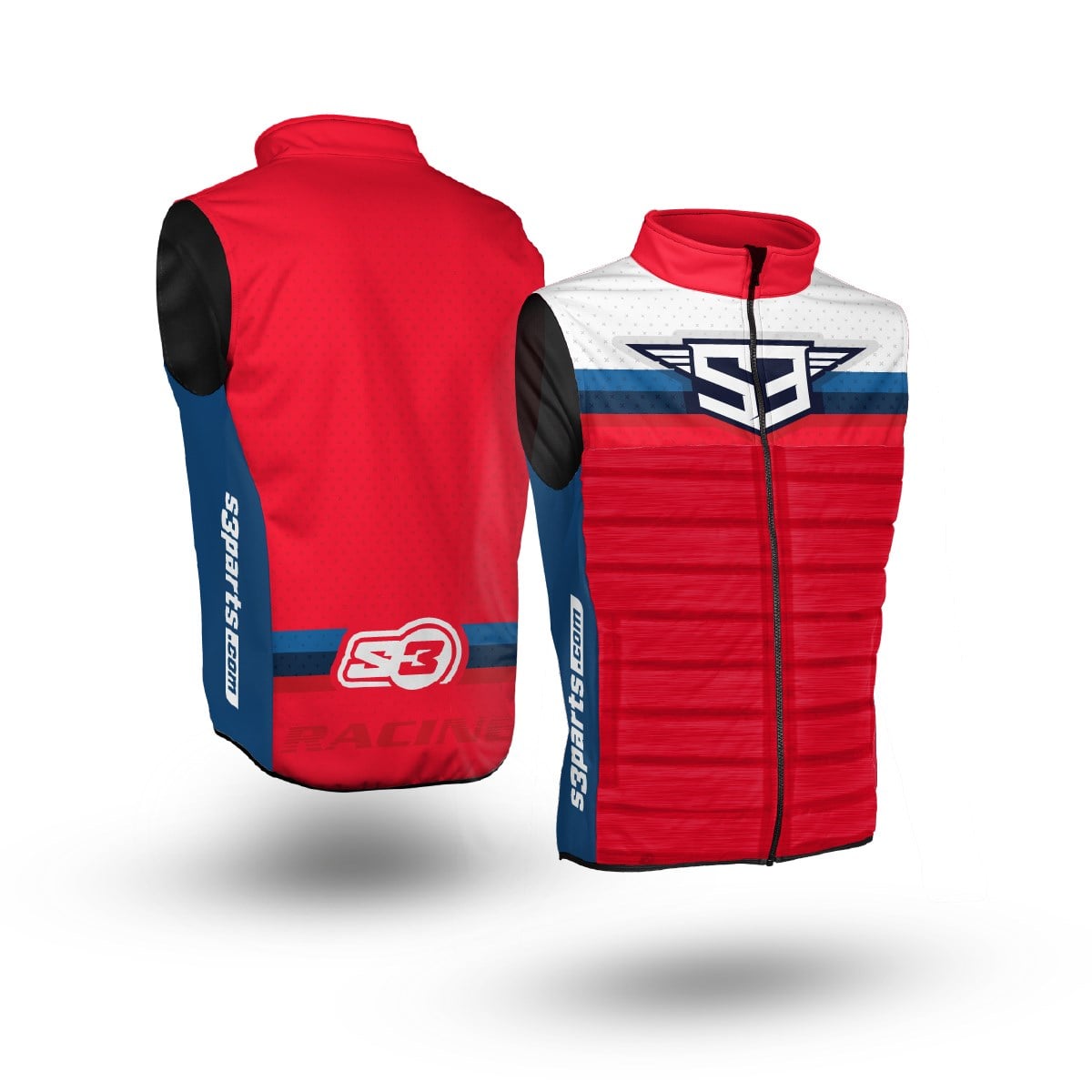 S3 GILET HYBRID YELEK KIRMIZI