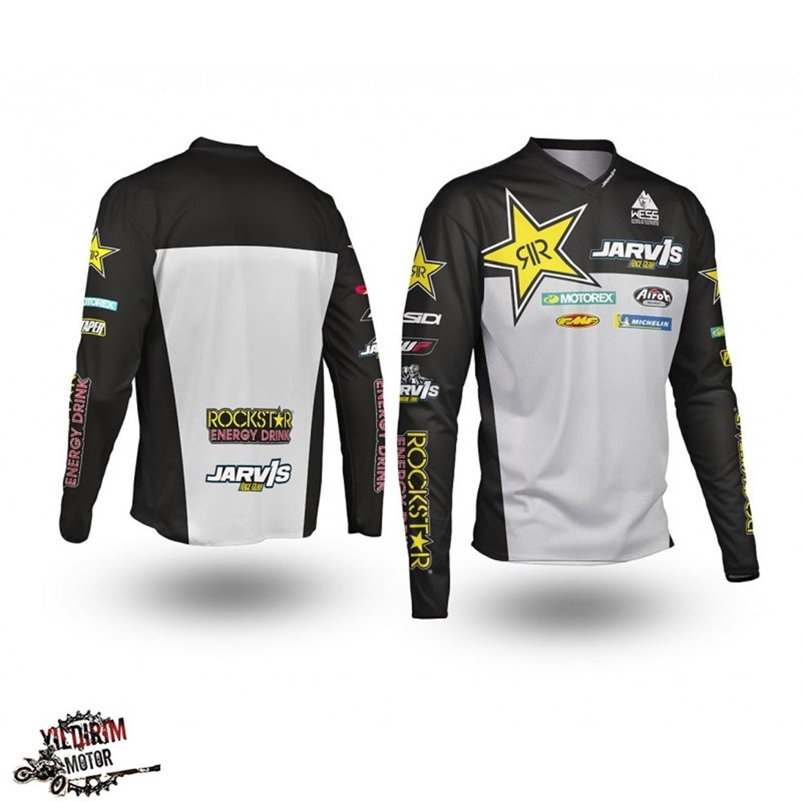 S3 JARVIS JERSEY BLACK SILVER