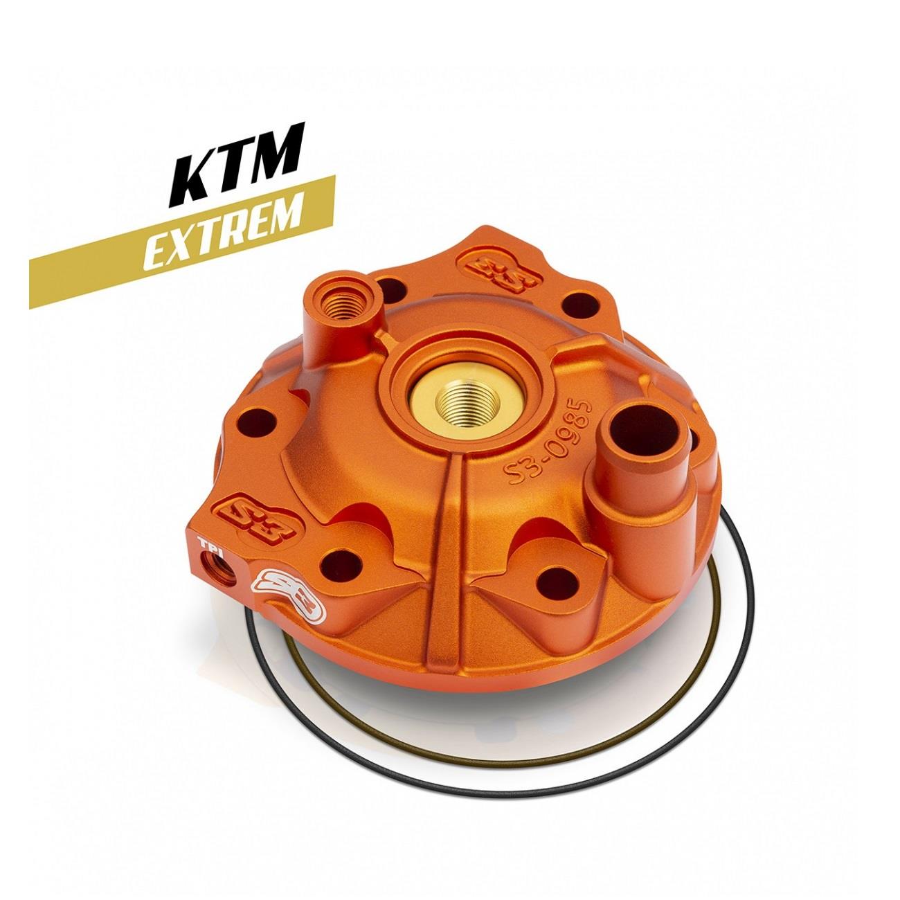 S3 KTM EXC 250 SİLİNDİR ÜST KAPAK TURUNCU 17-23