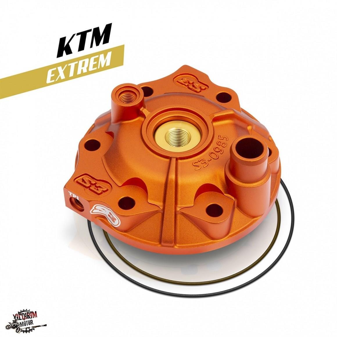 S3 KTM EXC 300 SİLİNDİR ÜST KAPAK TURUNCU 18-20