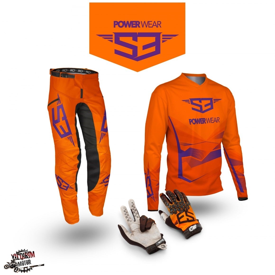S3 PANTALON-JERSEY-ELDİVEN 3 LÜ KOMBİN