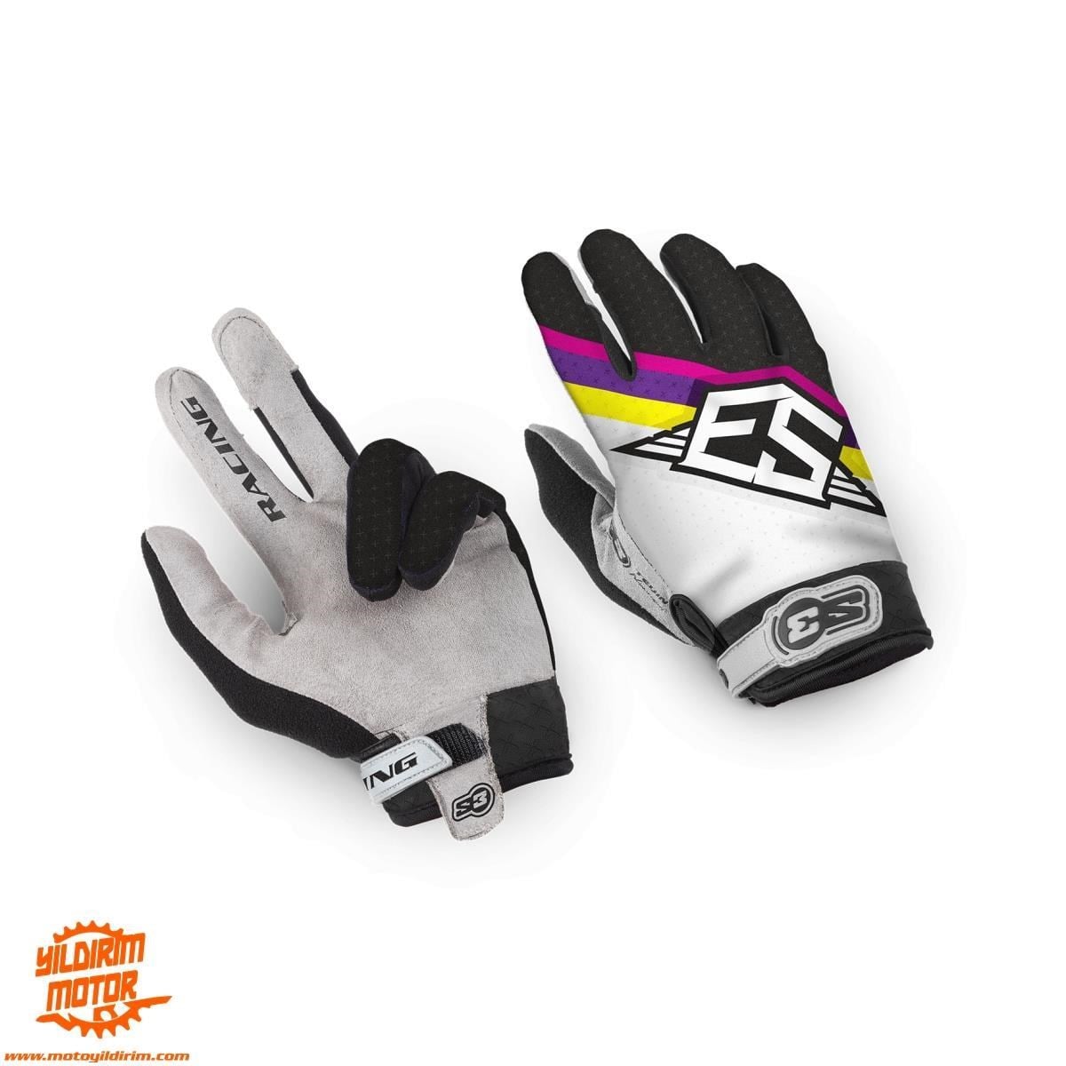 S3 ROCK PEMBE SİYAH ELDİVEN 