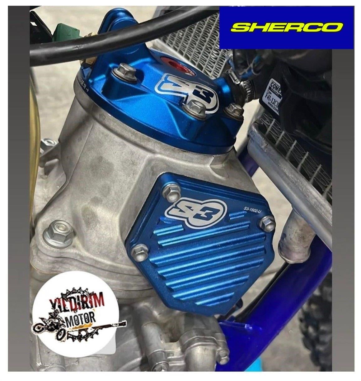 S3 SHERCO 2T KİPS KAPAĞI MAVİ 18-26