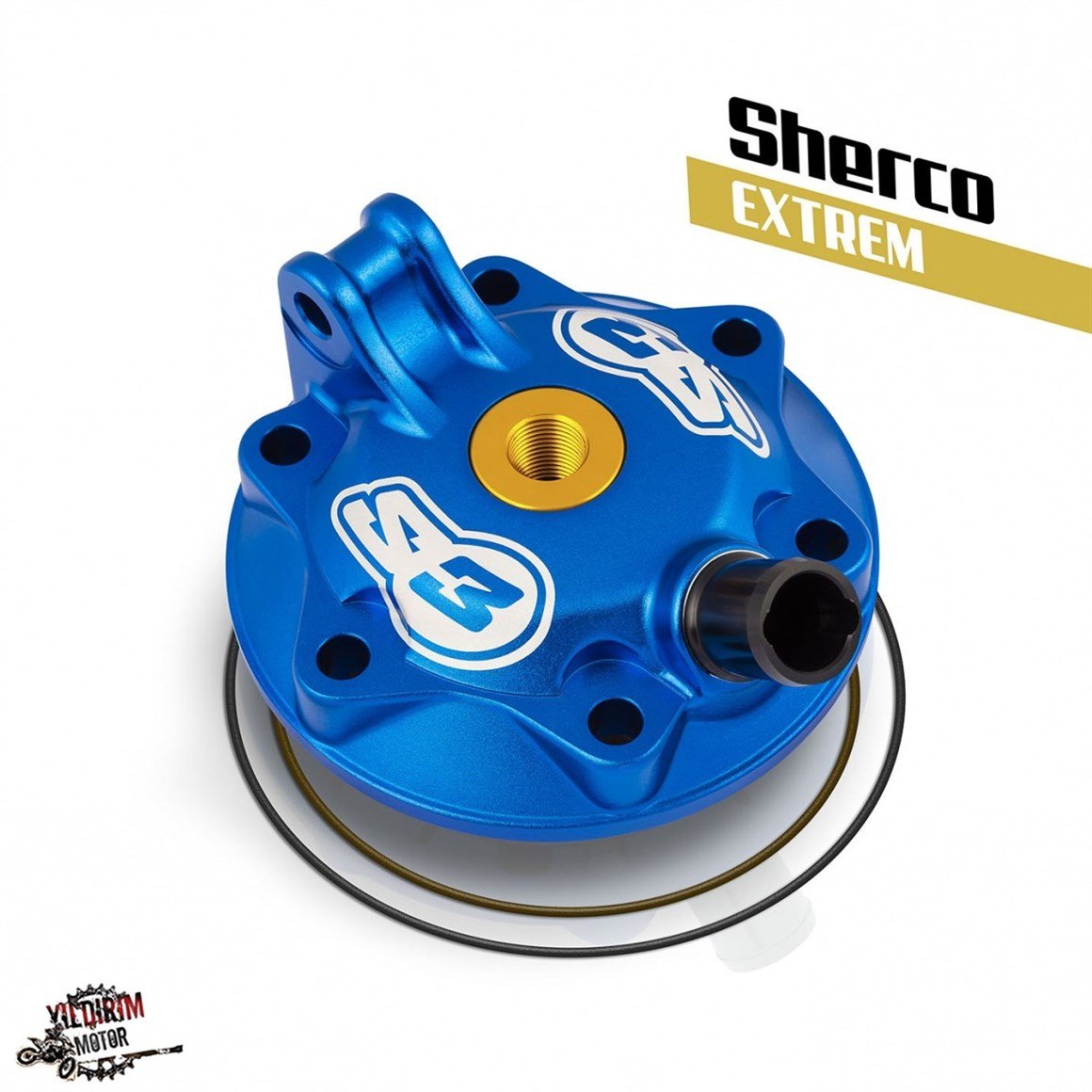 S3 SHERCO POWER 300 ÜST KAPAK MAVİ 16-23 