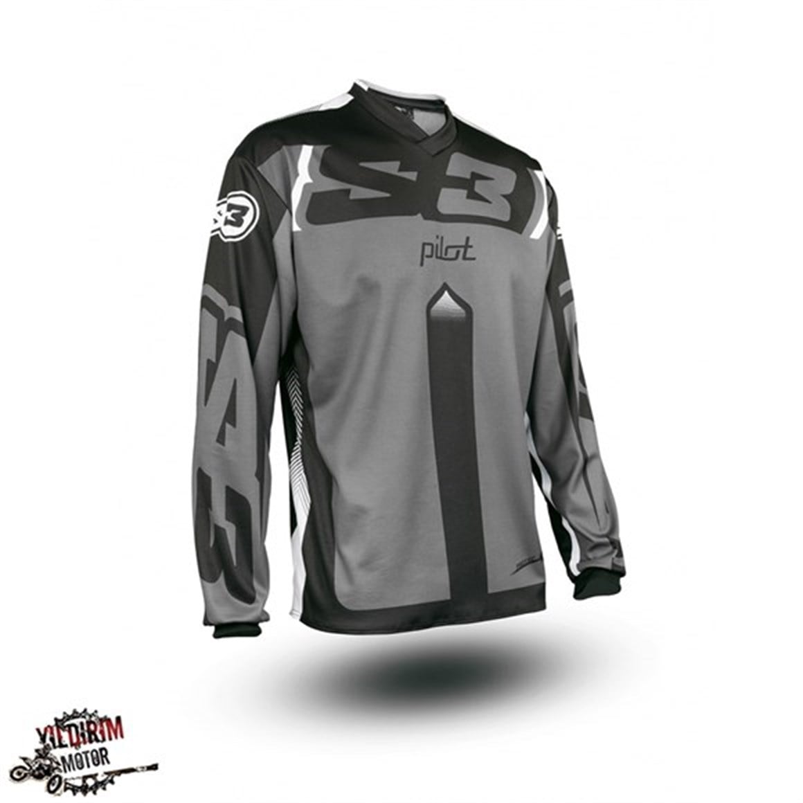 S3 SHIRT TRIAL PROTEC JERSEY GRİ